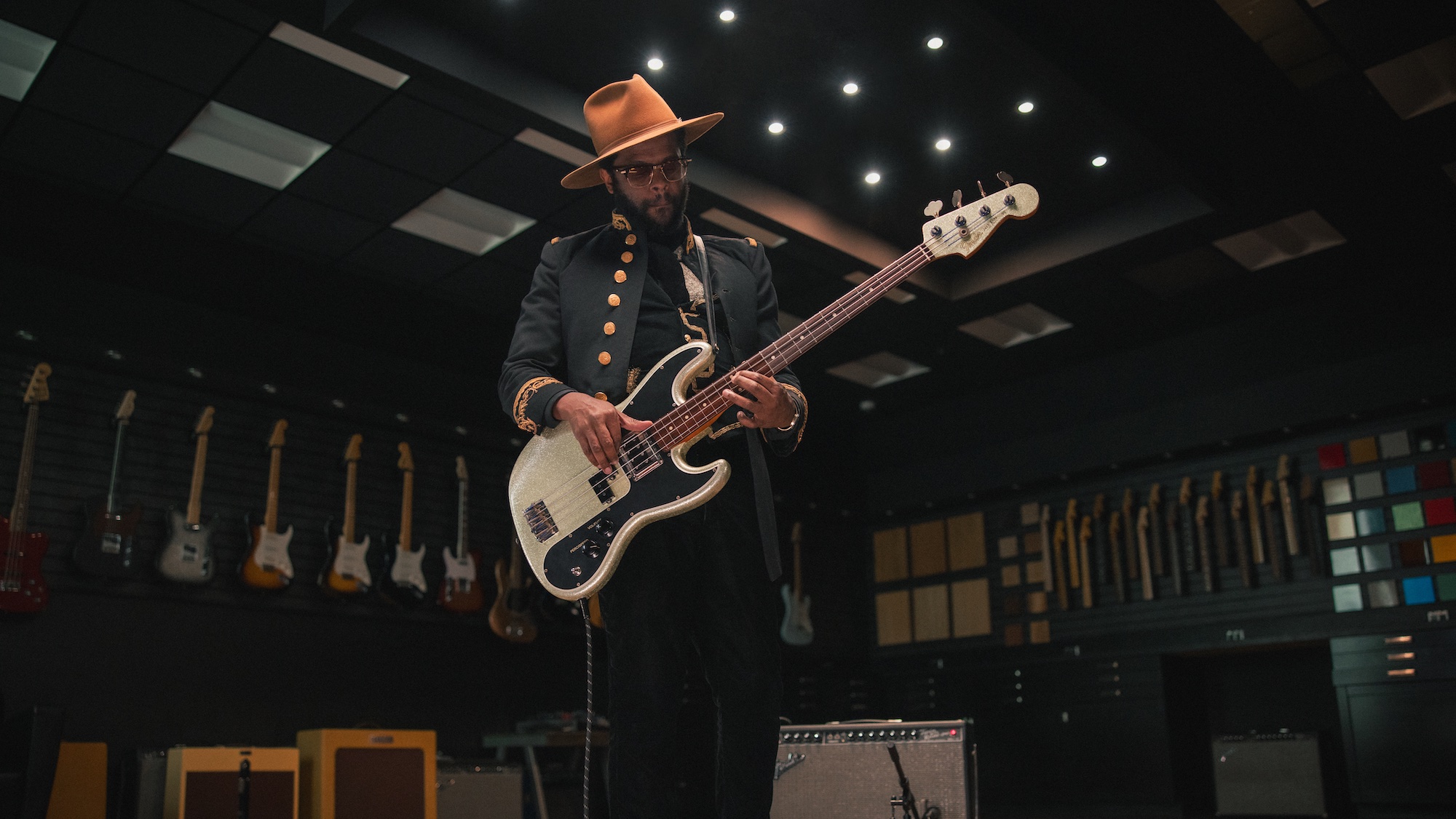 Adrian Younge plays his new signature Limited Edition Masterbuilt bass
